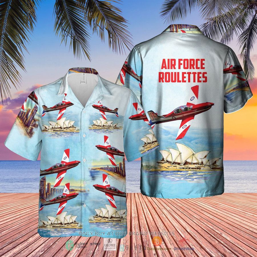 air force roulettes raaf air show short sleeve hawaiian shirt 1 20986