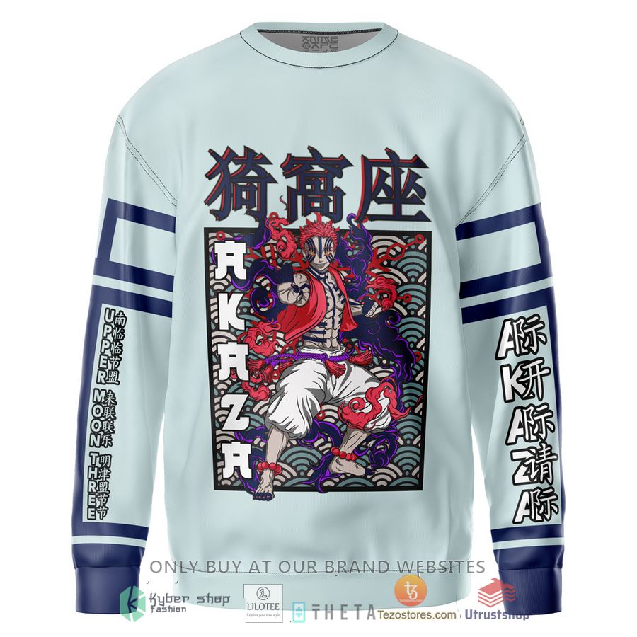 akaza demon slayer streetwear sweatshirt 1 10513