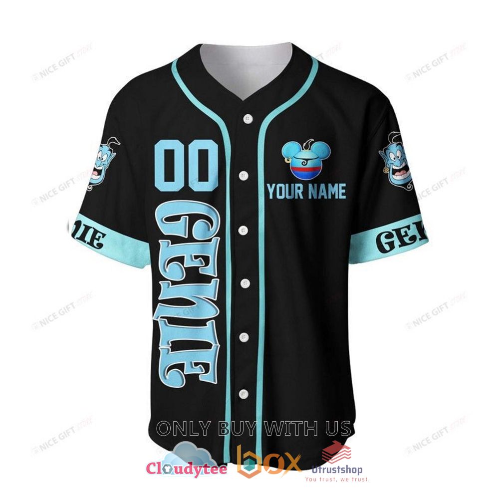 aladdin genie personalized blue black baseball jersey shirt 2 49813