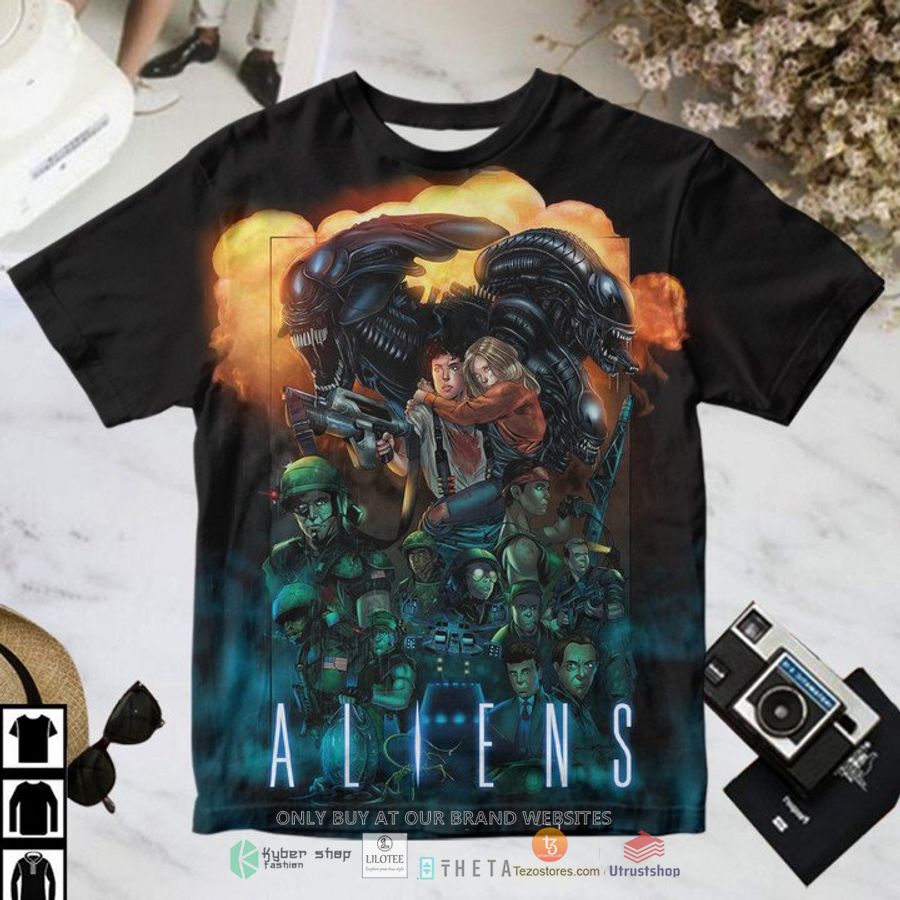 aliens 1986 art t shirt 1 39444
