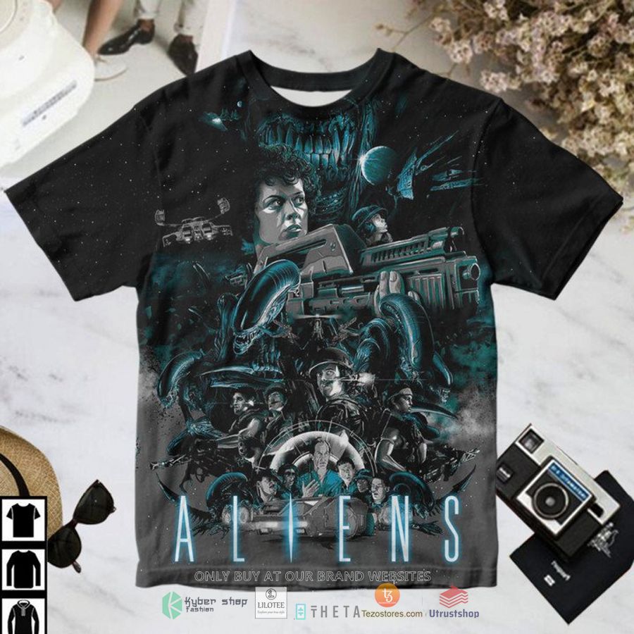 aliens characters t shirt 1 11043