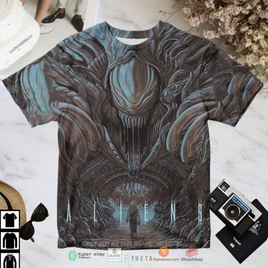 aliens queen art t shirt 1 10350
