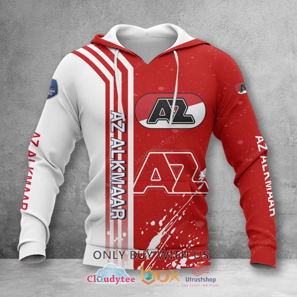 alkmaar zaanstreek red white 3d hoodie shirt 2 67021