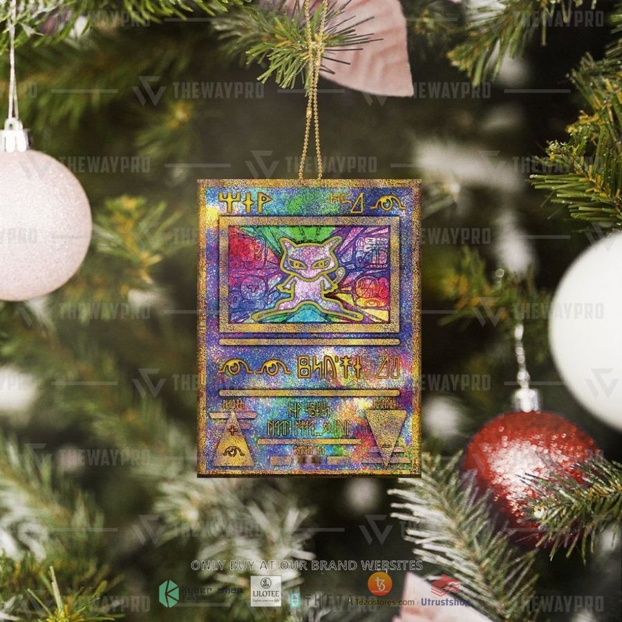 ancient mew holo christmas ornament 2 91511