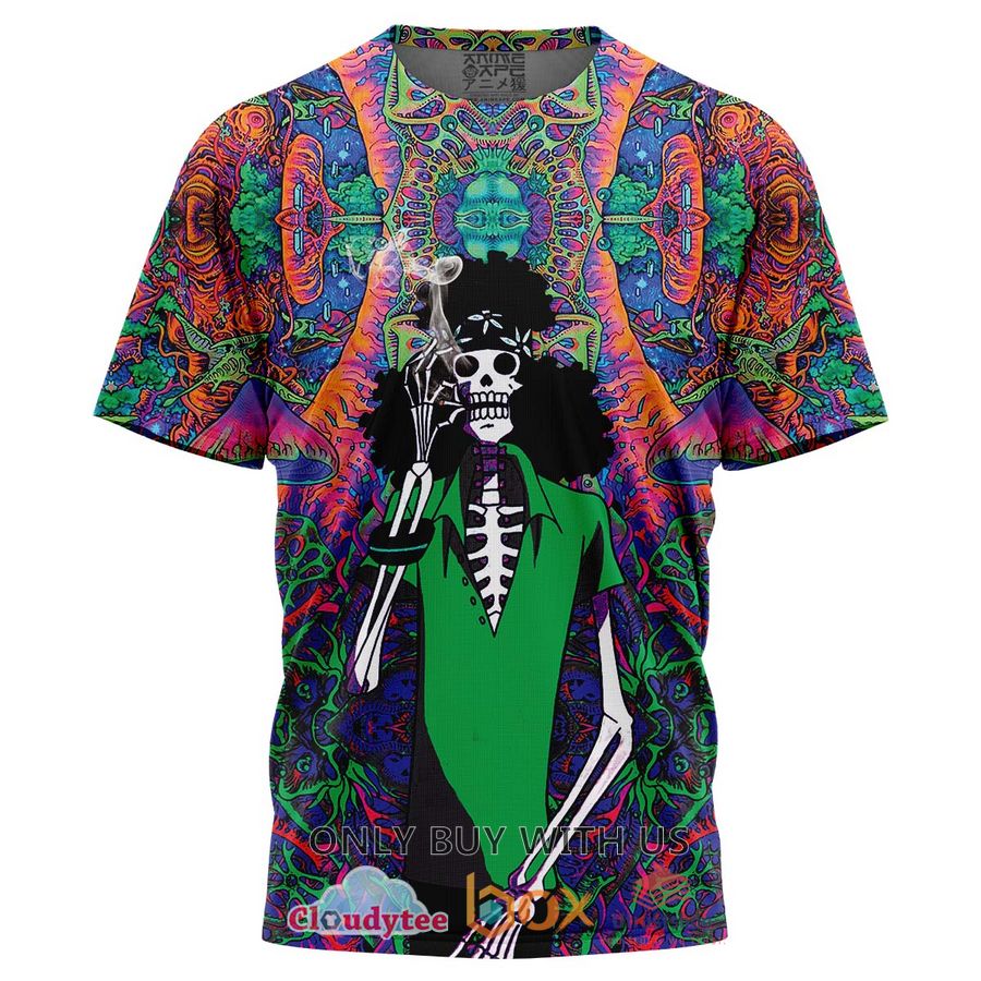 anime one piece hippie trip brook t shirt 1 37770