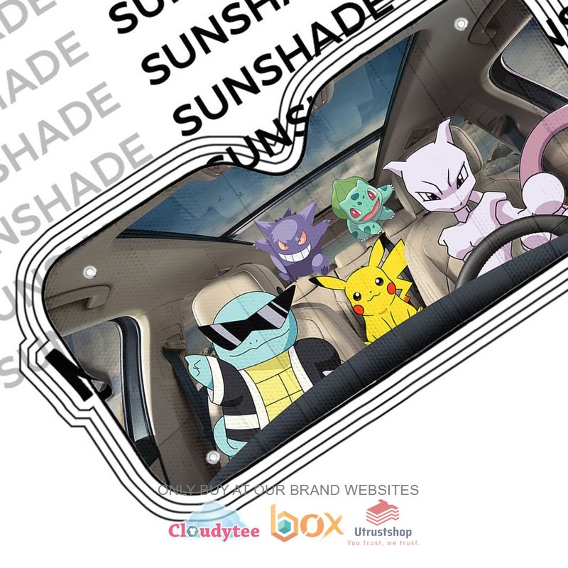 anime pokemon mewtwo car sunshade 1 39079