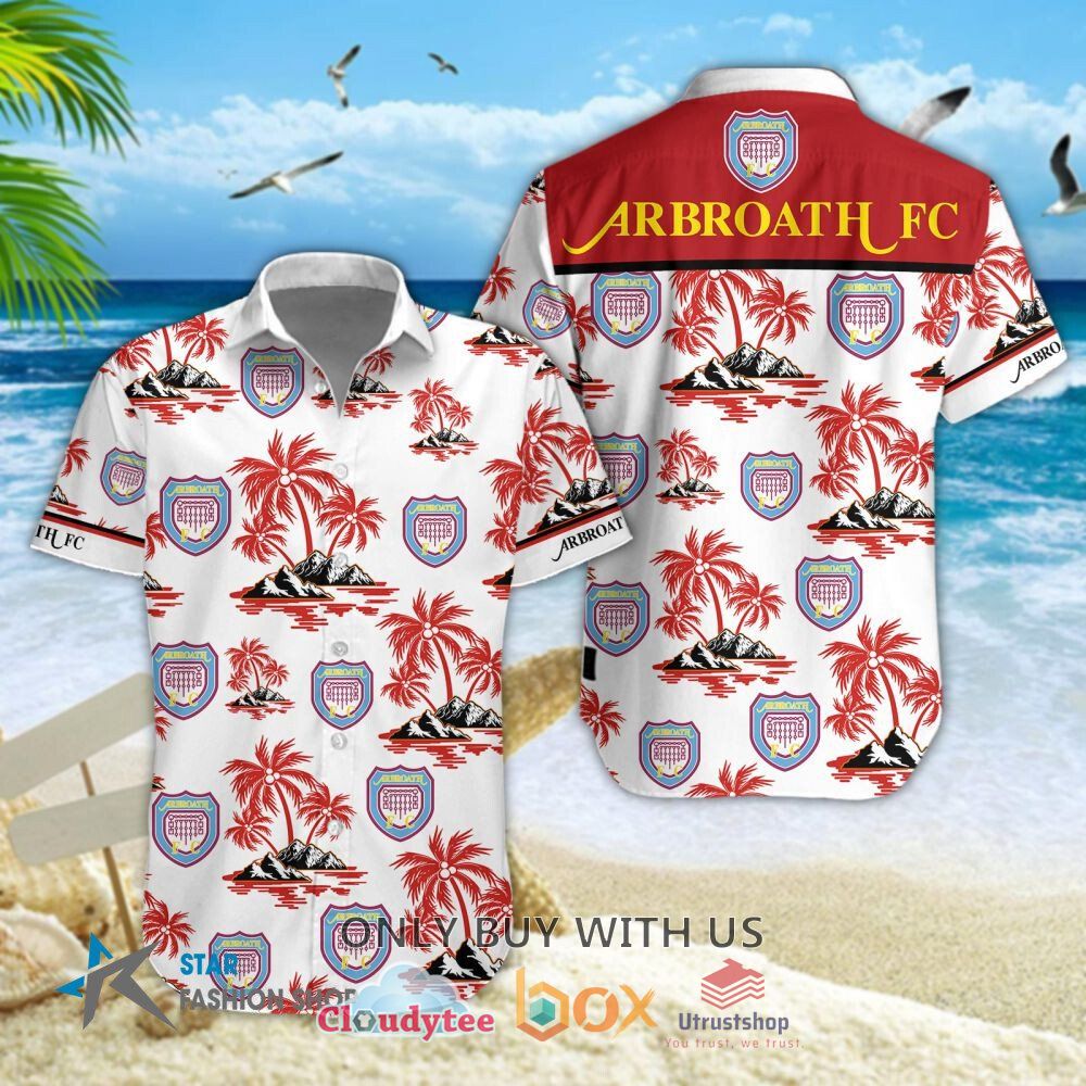 arbroath f c short sleeve hawaiian shirt short 1 39391