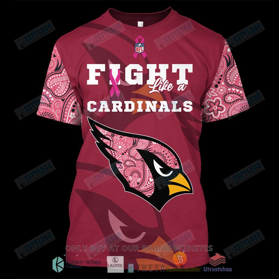 arizona cardinals breast cancer awareness 3d hoodie shirt 1 6942