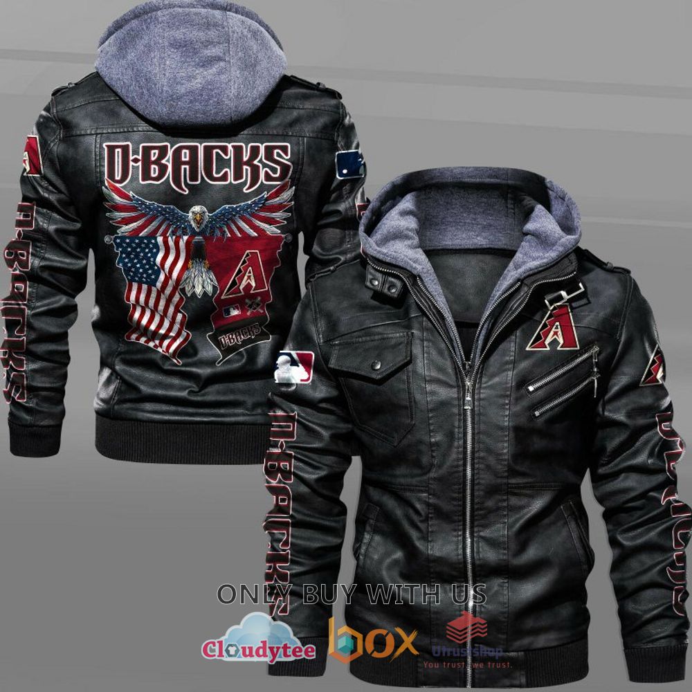 arizona diamondbacks american flag eagle leather jacket 1 81442