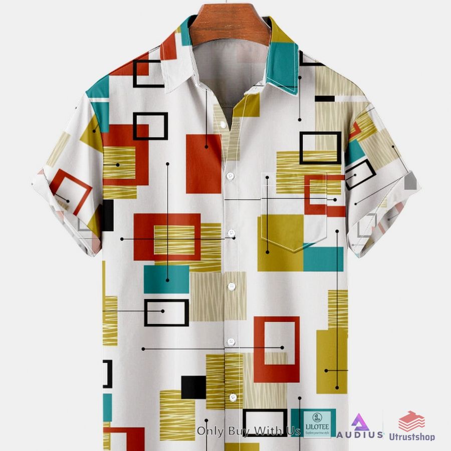 art series geometric color block element lapel hawaiian shirt 1 69164