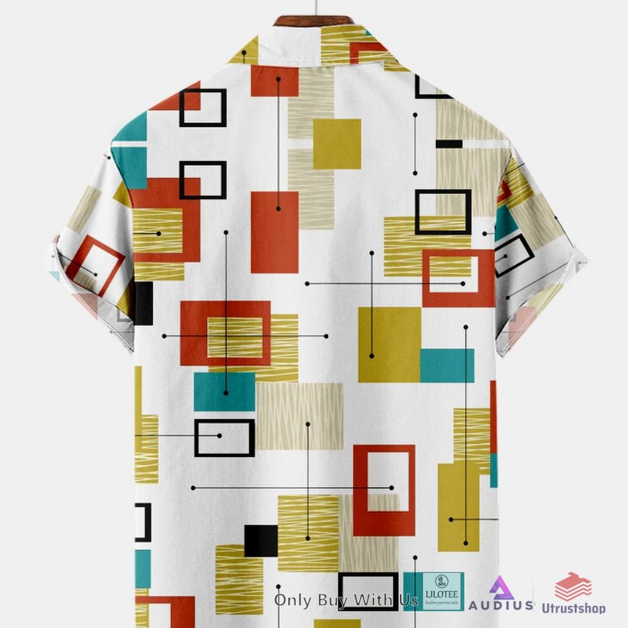 art series geometric color block element lapel hawaiian shirt 2 5344