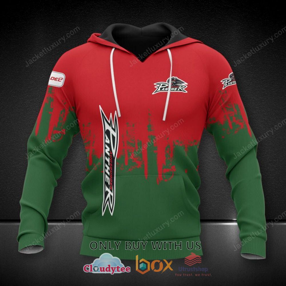 augsburger panther red green 3d hoodie shirt 1 2348