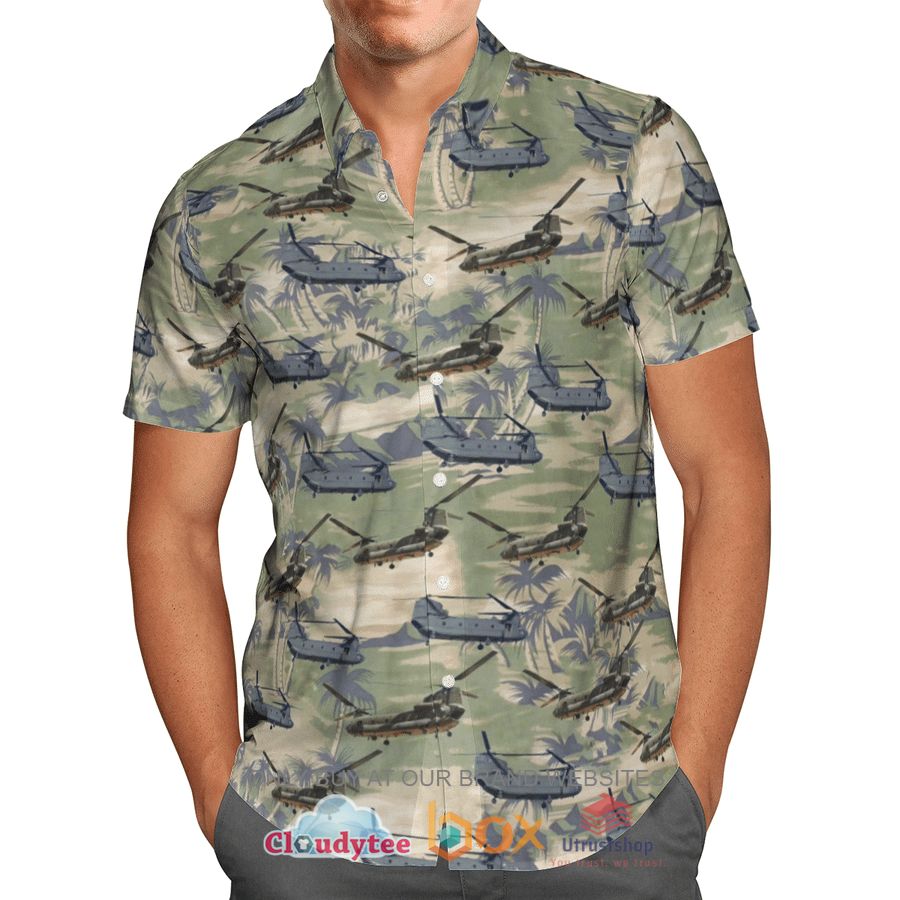 australia army boeing ch 47 chinook hawaiian shirt short 2 90997