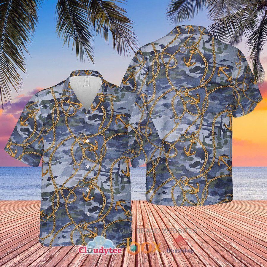australian navy pattern hawaiian shirt 1 62449