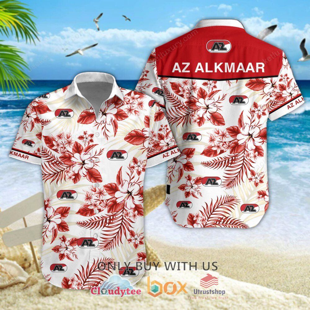 az alkmaar fc hawaiian shirt short 1 15657