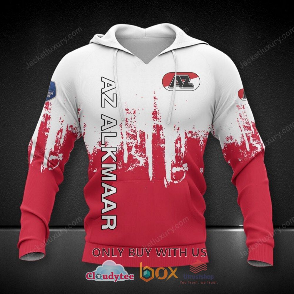 az alkmaar red white 3d hoodie shirt 1 9298