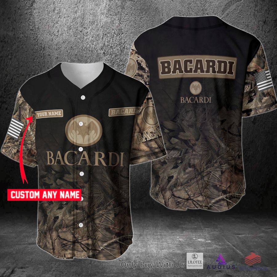 bacardi your name hunting baseball jersey 1 51221