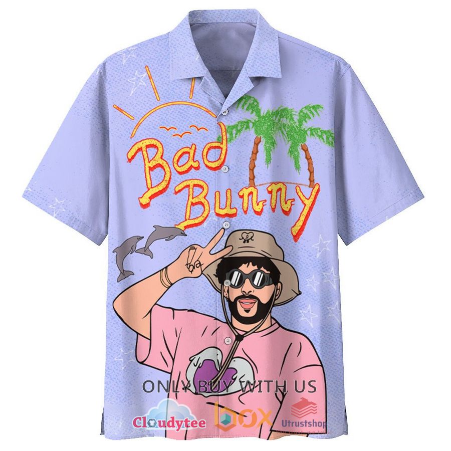 bad bunny bleached 2022 tour hawaiian shirt 2 65075