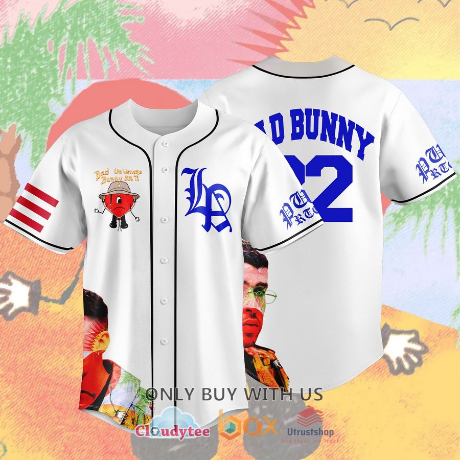 bad bunny la un verano sin ti personalized baseball jersey 1 26139