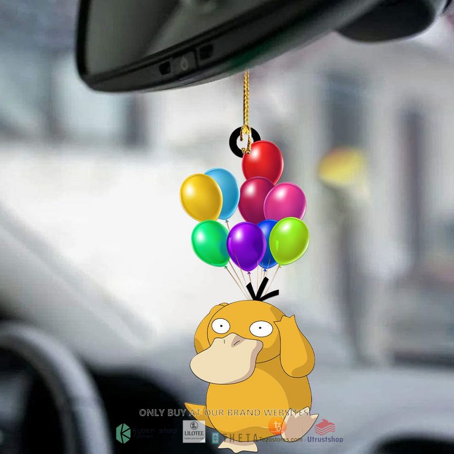 balloon psyduck car hanging ornament 2 15230