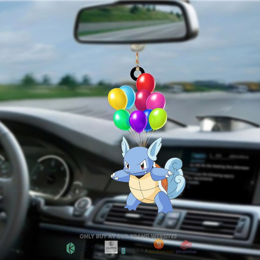balloon squirtle 2 car hanging ornament 1 6577