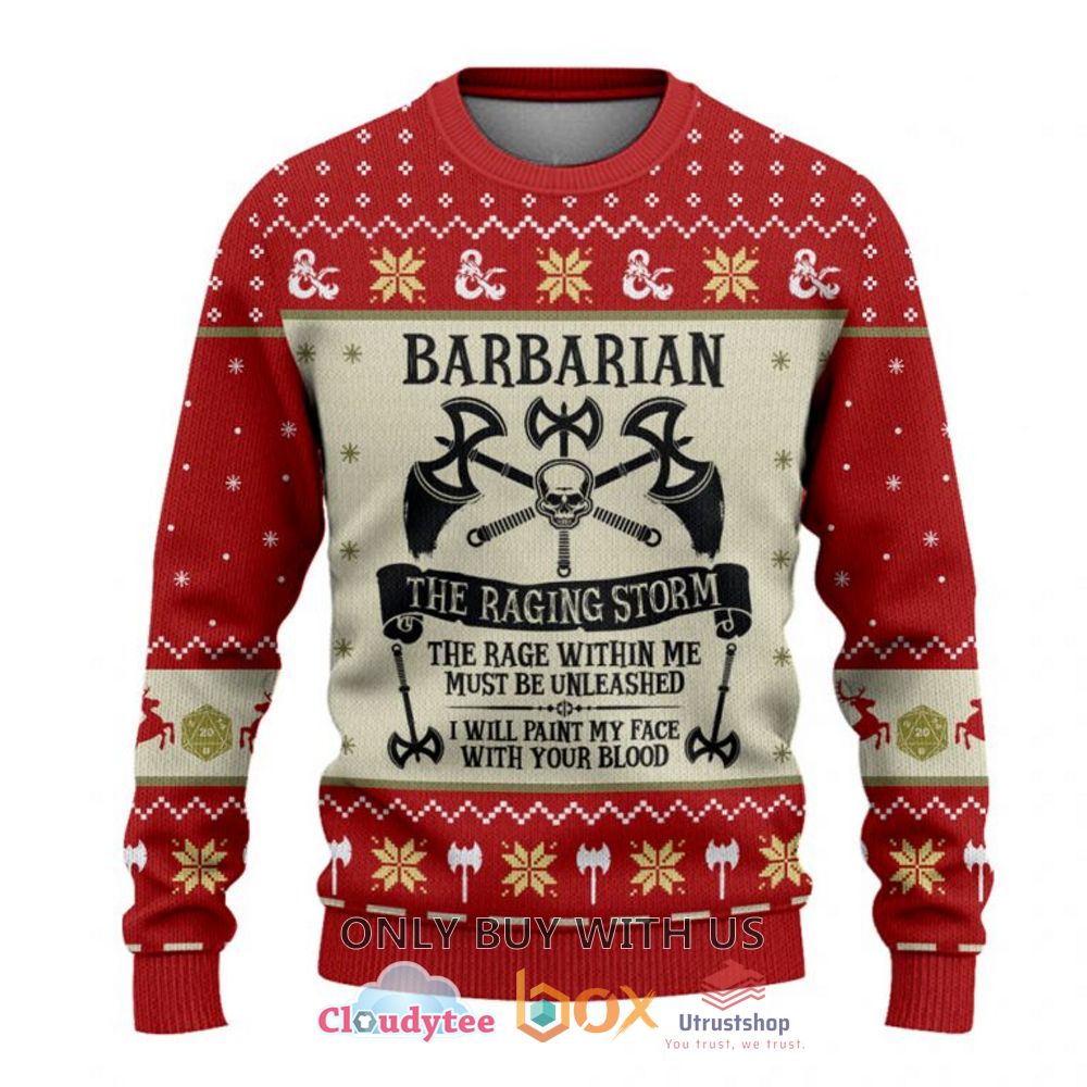barbarian the raging storm sweater 1 7119