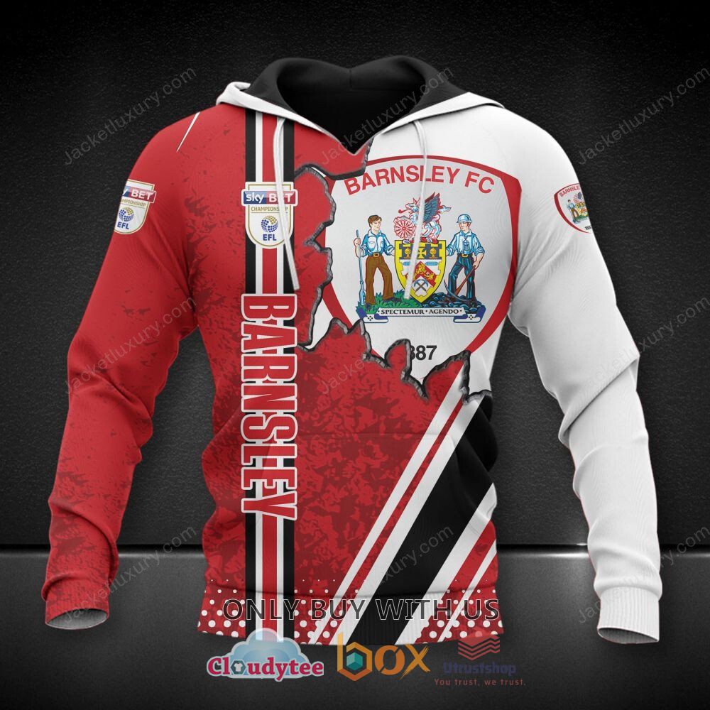 barnsley football club 3d shirt hoodie 2 18881