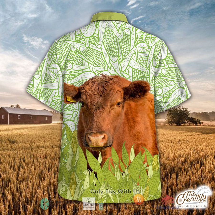 beefmaster and corn pattern hawaiian shirt 2 62127