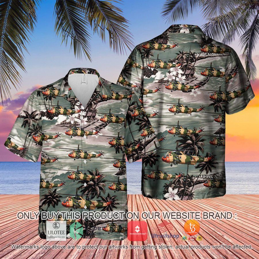 belgian air force westland sea king mk48 hawaiian shirt beach shorts 1 21594