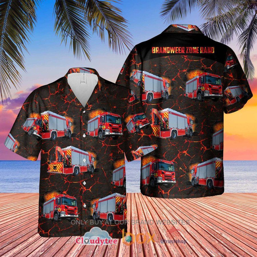 belgium brandweer zone rand fire truck hawaiian shirt 1 75042