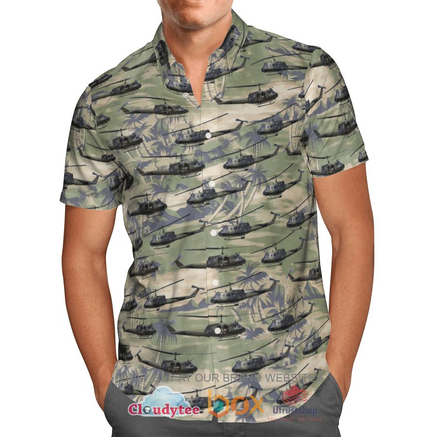 bell uh 1d iroquois germany army hawaiian shirt short 2 40721
