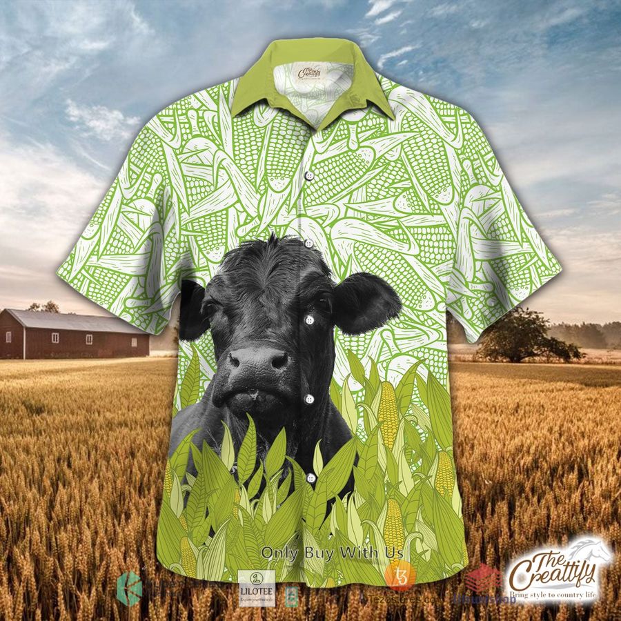 black angus and corn pattern hawaiian shirt 1 76918