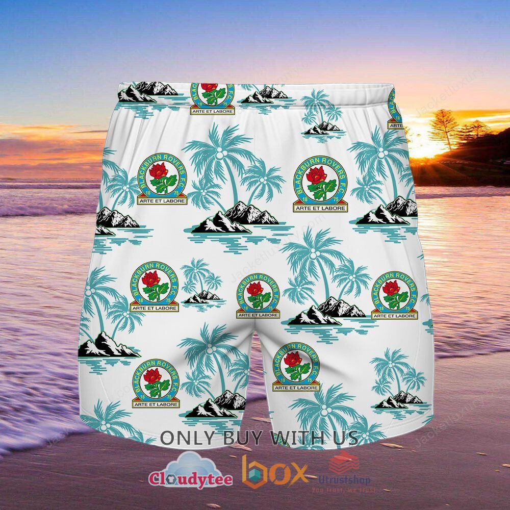blackburn rovers hawaiian shirt short 2 4441