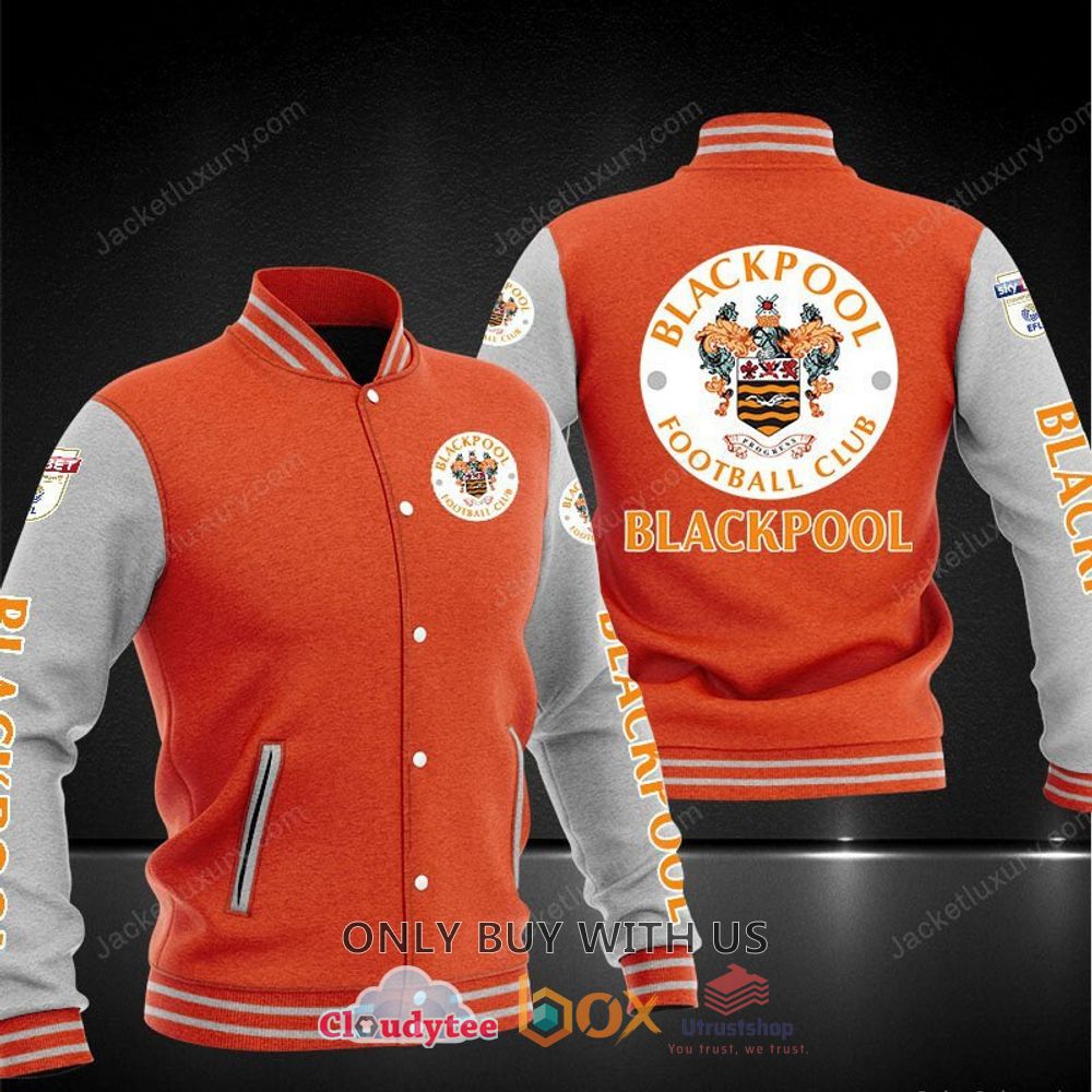 blackpool football club blackpool baseball jacket 1 52467