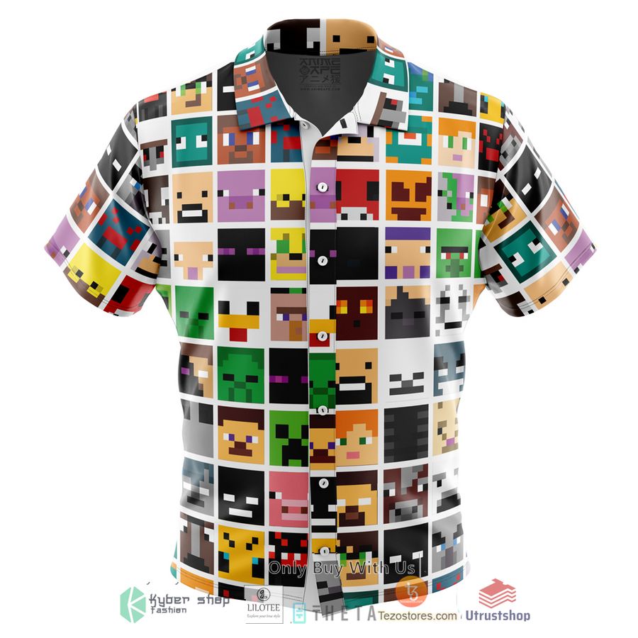 block faces minecraft short sleeve hawaiian shirt 1 31276