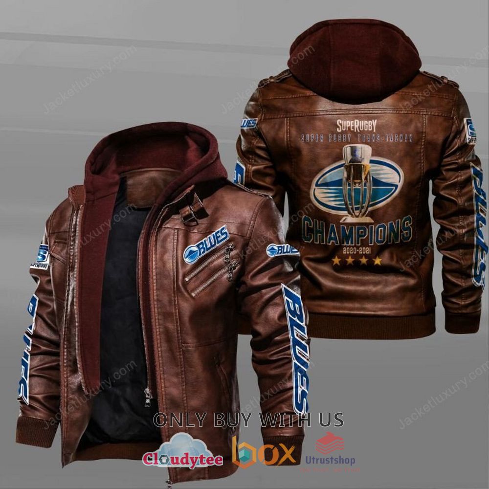 blues rugby champions 2020 2021 leather jacket 2 98230