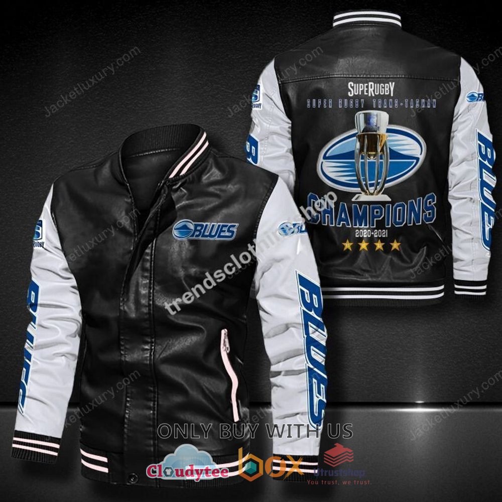 blues rugby leather bomber jacket 1 35821