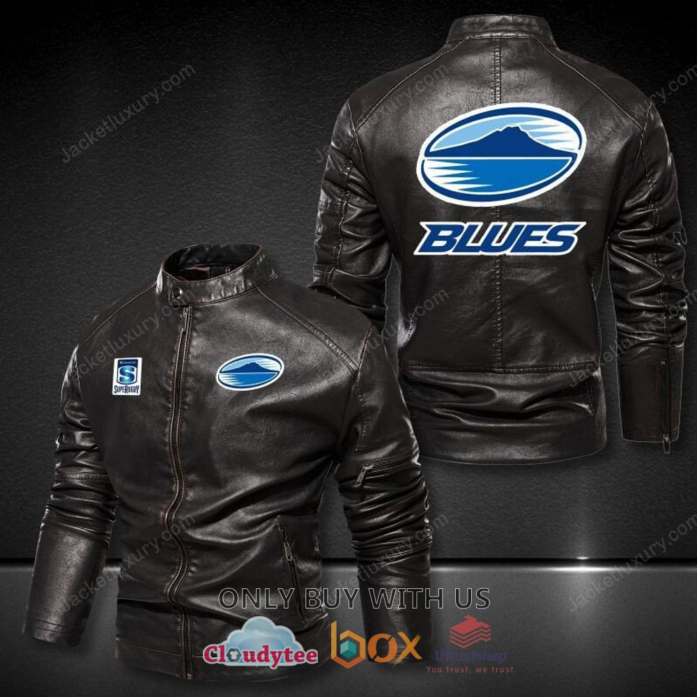 blues rugby motor leather jacket 2 7790