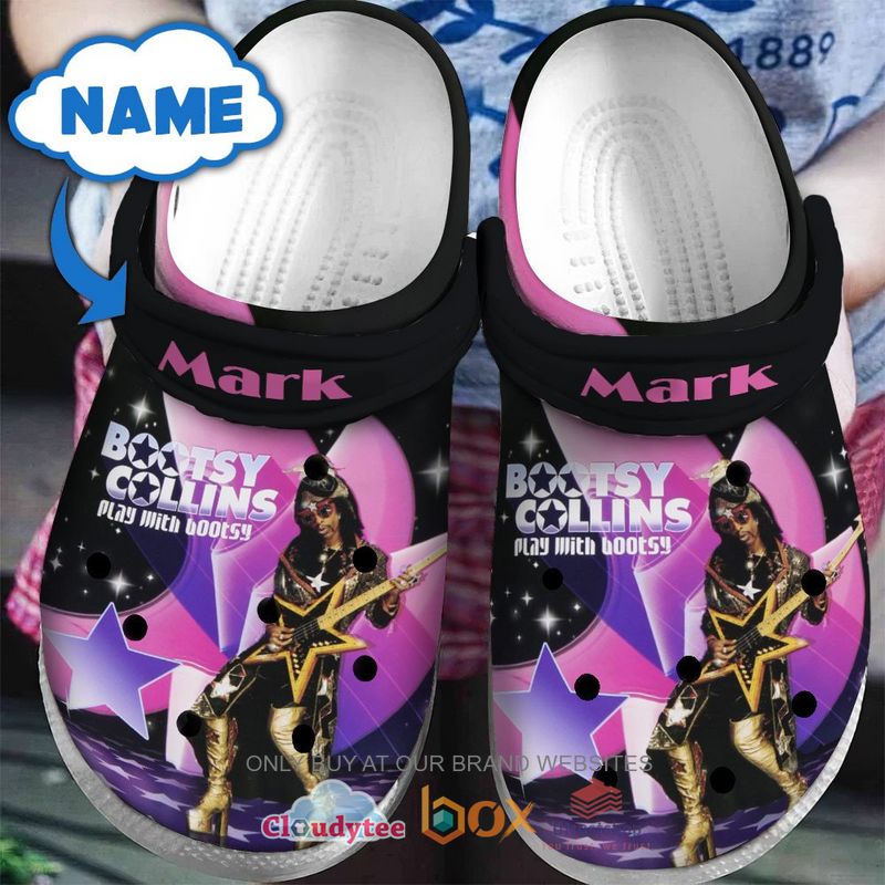 bootsy collins play with bootsy custom name crocs shoes 1 7080