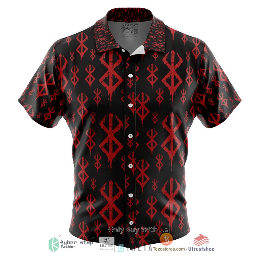 brand of sacrifice berserk short sleeve hawaiian shirt 1 83899