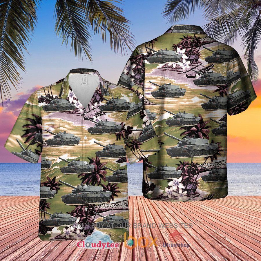 british army challenger 2 hawaiian shirt short 1 88170