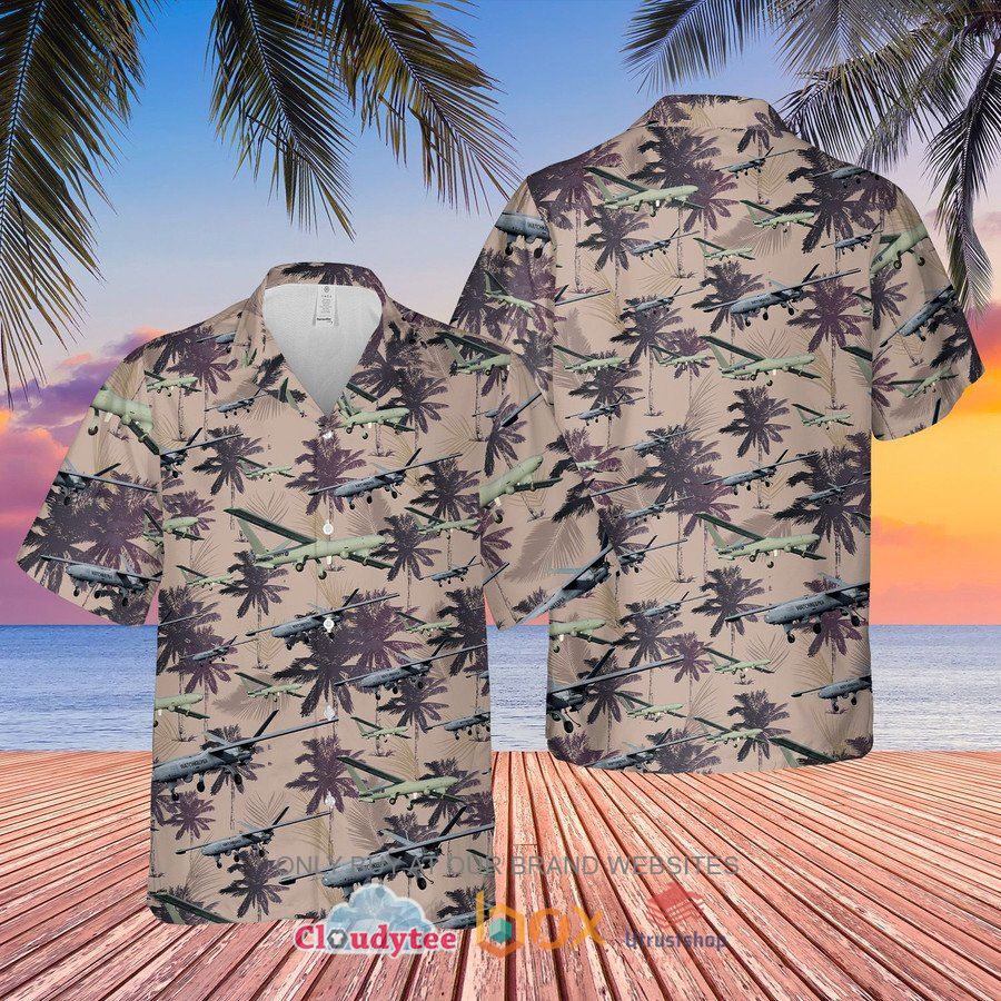british army thales watchkeeper wk450 hawaiian shirt 1 1148