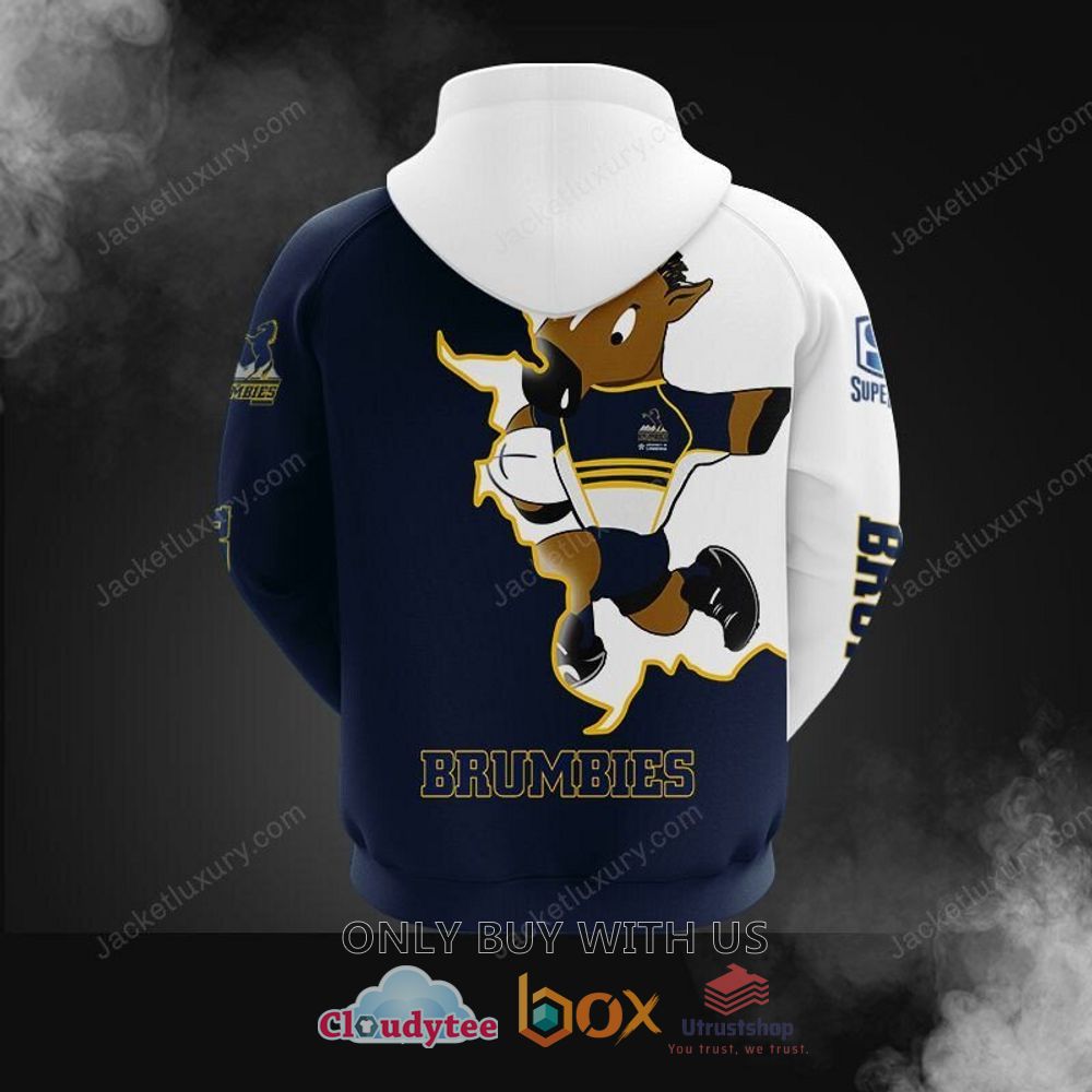 brumbies rugby horse navy white 3d hoodie shirt 2 9072