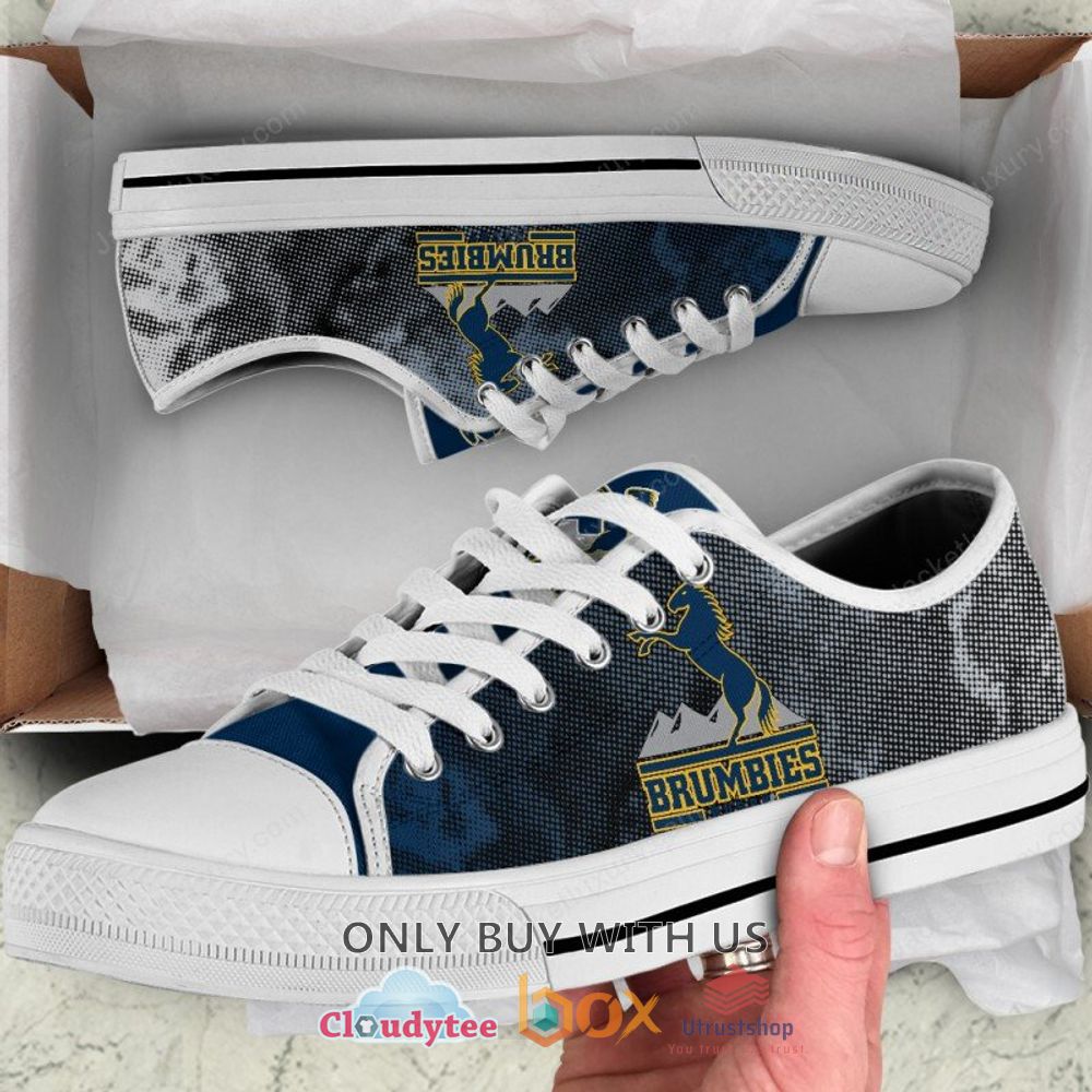 brumbies rugby low top canvas shoes 1 39215