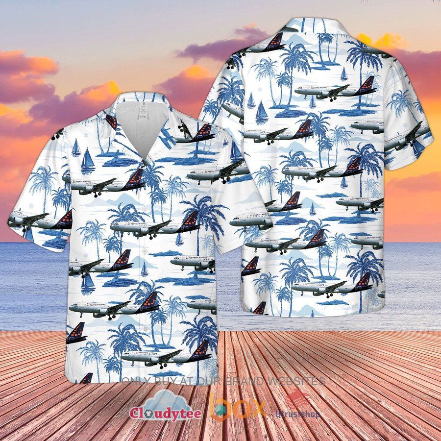 brussels airlines airbus a320 200 hawaiian shirt 1 19259