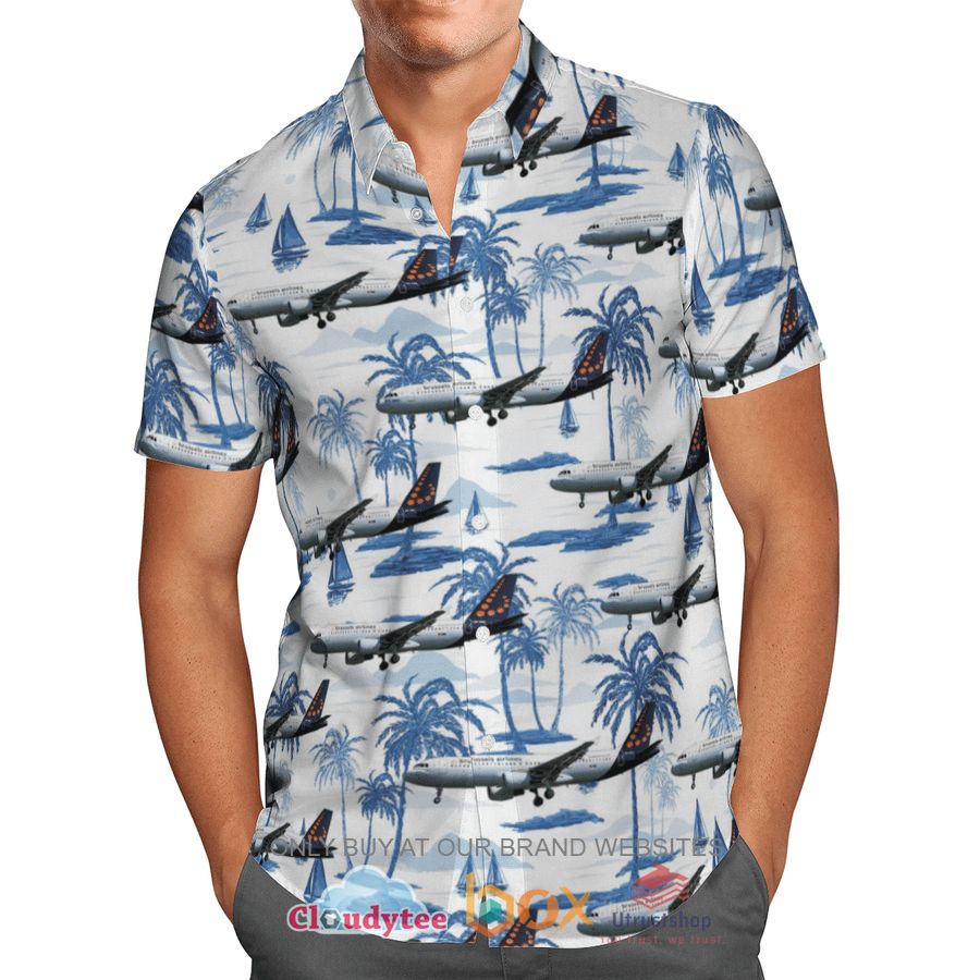 brussels airlines airbus a320 200 hawaiian shirt 2 92841