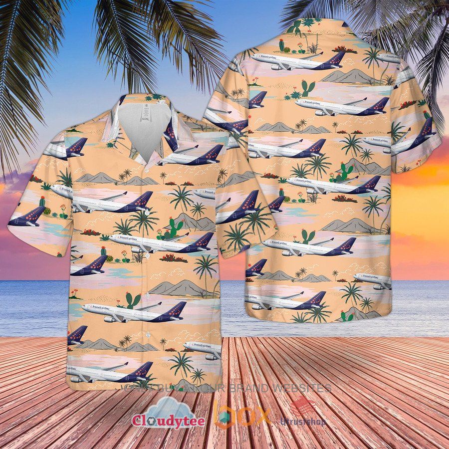 brussels airlines airbus a330 300 hawaiian shirt 1 57767