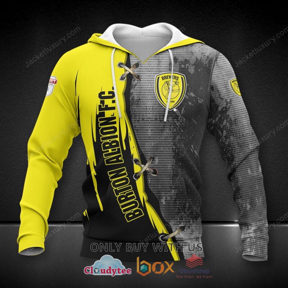 burton albion f c black yellow 3d shirt hoodie 2 91187