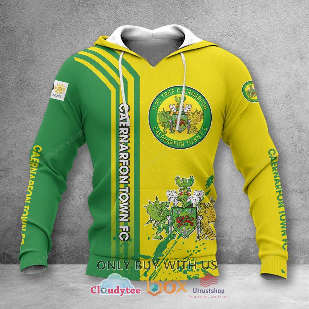 caernarfon town football club 3d hoodie shirt 2 92545