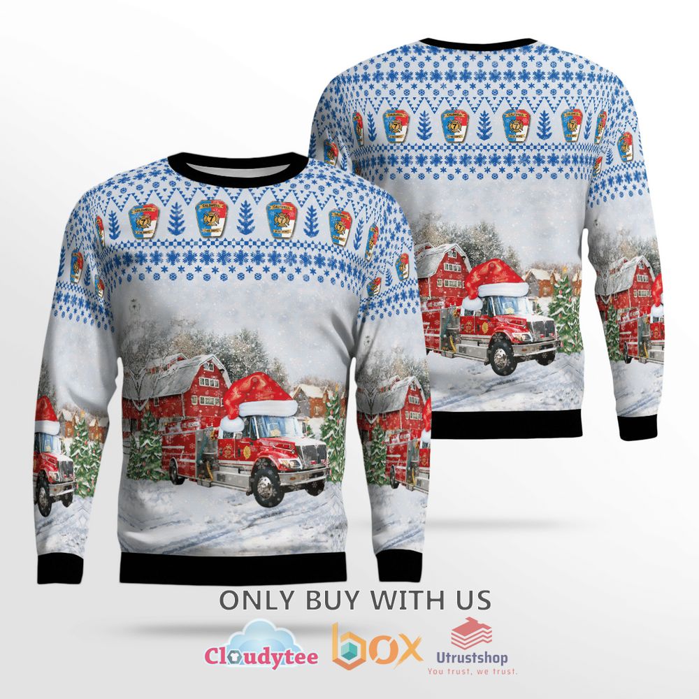 caldwell county north carolina caldwell fire department christmas sweater 1 47633
